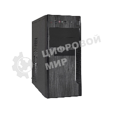 Компьютерный корпус Minitower ExeGate EX283244RUS MA-373X-UN500 Black, mATX (UN500, 120мм) 2*USB, Audio