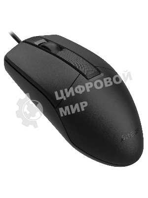 Мышь проводная A4Tech OP-330S черный, 1200 dpi, USB, кнопки - 3