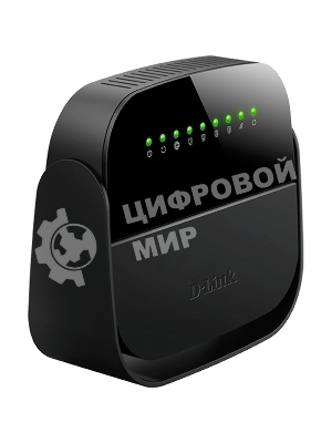 Роутер беспроводной D-Link DSL-2640U/R1A ADSL2+ черный ANNEX А