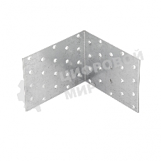 Крепежный уголок равносторонний Сибртех, KUR 100x100x80 мм