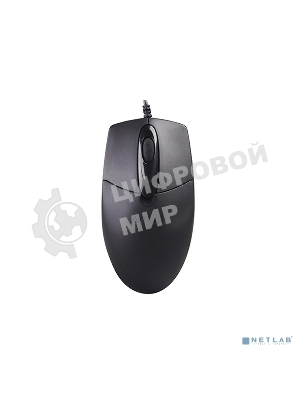 Мышь проводная A4Tech OP-720S черный, 1200 dpi, USB, кнопки - 3