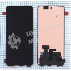 Дисплей для Realme 11 Pro 5G (RMX3771), 11 Pro Plus 5G (RMX3741) в сборе с тачскрином черный