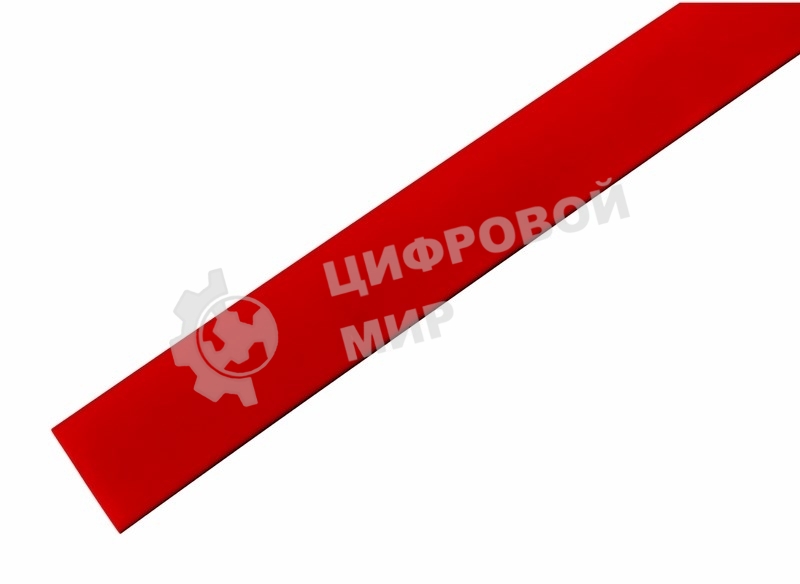 Термоусаживаемая трубка Rexant 19,0/9,5 мм, красная, упаковка 10 шт. по 1 м