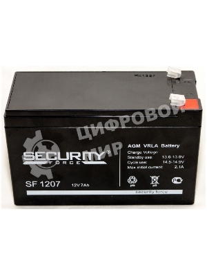 Батарея для ИБП Delta Security Force SF 1207 (12V 7Ah)