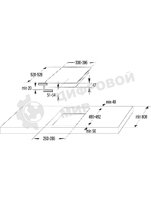 Варочная панель Gorenje ECT321BCSC, конфорок: 2 шт., стеклокерамика, независимая, черный