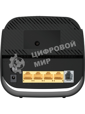 Роутер беспроводной D-Link DSL-2640U/R1A ADSL2+ черный ANNEX А