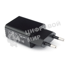 Сетевое зарядное устройство Cablexpert MP3A-PC-21 100/220V - 5V USB 1 порт, 1A, черный