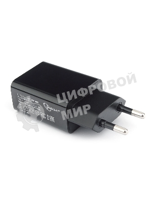 Сетевое зарядное устройство Cablexpert MP3A-PC-21 100/220V - 5V USB 1 порт, 1A, черный