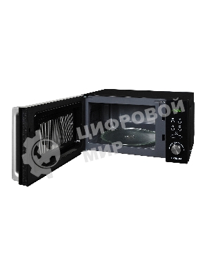 Микроволновая печь Hyundai HYM-D3001 черный, 20 л, 700 Вт, переключатели - сенсор, поворотный механизм