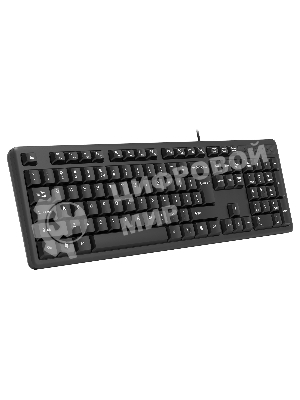 Клавиатура проводная A4Tech KK-3, USB, черный