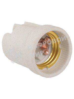 Патрон подвесной керамический, Е27, индивидуальный пакет, IEK IEK EPC10-04-02-K01 Пкр27-04-К43