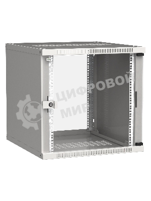 Шкаф ITK LWE3-12U66-GF LINEA WE 12U 600x600 мм дверь стекло серый