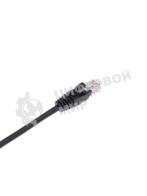 Патч-корд U/UTP Rexant cat.5e, RJ45-RJ45, 26AWG, ZH нг(А)-HF, черный, 0,3 м