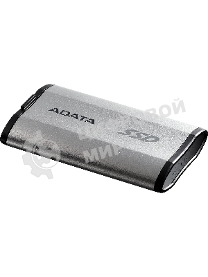 Внешний SSD ADATA SD810, 4Tb, USB 3.2 Gen 2x2 Type-C, R/W 2000/2000, серебристый