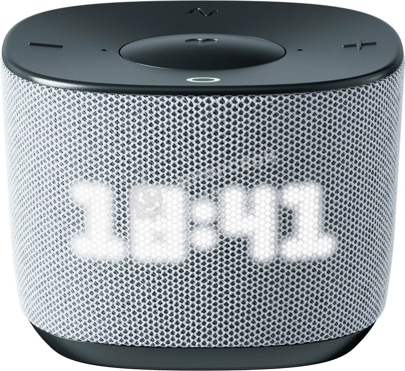 Умная колонка Sber Boom Home, 8Вт, с экраном, 1 динамик, часы, мультирум, TWS, Zigbee хаб, Wi-Fi, Bluetooth 5.0, Zigbee, Салют, серый