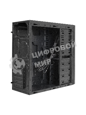 Компьютерный корпус Miditower ExeGate XP-330U EX272731RUSMiditowerXP-330U Black, ATX, (без БП), 2хUSB+2хUSB 3.0, Audio