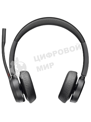 Гарнитура Plantronics Voyager 4320 UC чёрный, беспроводная + проводная, Bluetooth, до 47 ч