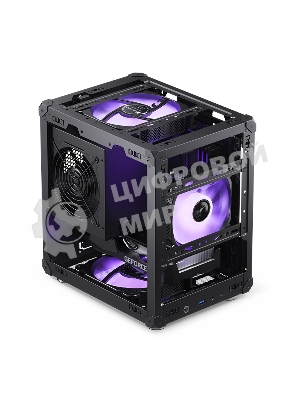 Компьютерный корпус JONSBO C6 Black MATX без БП, mini-ITX, micro-ATX, черный