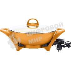 Электросковорода Sakura SA-7707G 1400Вт 32-11 см ВОК гранит