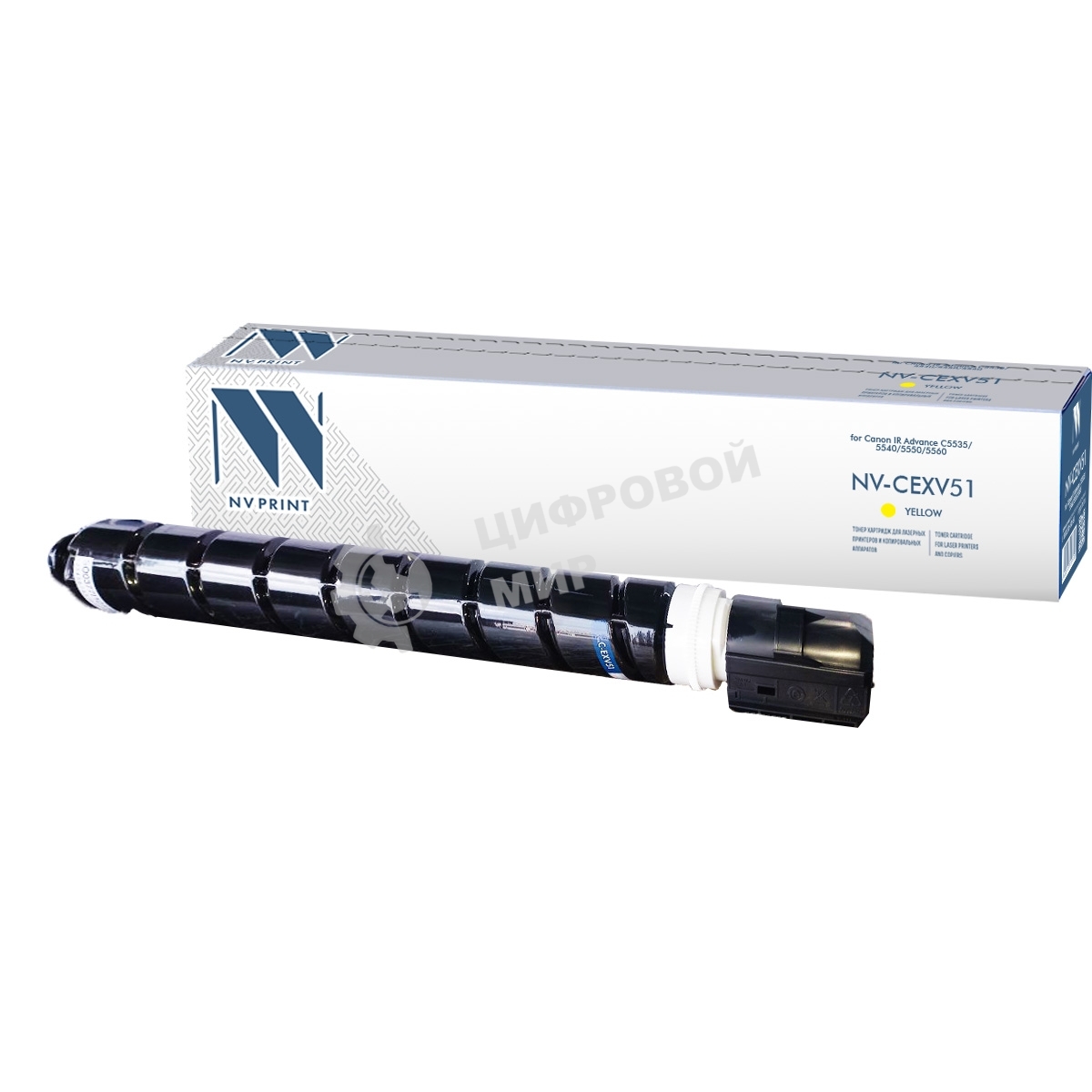 Картридж лазерный NVPrint совместимый NV-C-EXV51 Yellow для Canon IR Advance C5535/5540/5550/5560 (60000k)