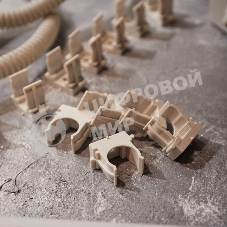 Крепеж-клипса для монтажного пистолета Rexant Ø 20 мм, серая (100 шт/уп)