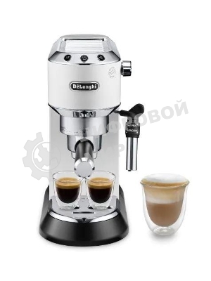 Кофеварка эспрессо DeLonghi EC685.W белый, исп. кофе - молотый/чалды, 1.1 л, 1350 Вт, 15 бар