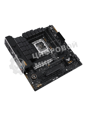 Материнская плата ASUS TUF GAMING B760M-PLUS, LGA 1700, Intel B760, 4xDDR5, 4xSATA, 2xM.2, 1xPCIe 5.0 x16, 1xPCIe 4.0 x4, 1xPCIe x1, 2xUSB-A 3.2 Gen 2, 3xUSB-A 3.2 Gen 1, 2xUSB 2.0, 1xUSB-C 3.2 Gen 2x2, 1x2.5Gb LAN, 5x3.5 мм, 7.1, mATX