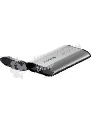 Внешний SSD ADATA SD810, 500 Gb, USB 3.2 Gen 2x2 Type-C, R/W 2000/2000, серебристый