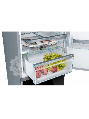 Холодильник Bosch KGN39LB30U черный двухкамерный 290/110л морозилка снизу, No Frost