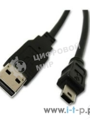 Кабель Gembird PRO USB 2.0 для соед. 1.8м А-miniB (5 pin) позол.конт., пакет