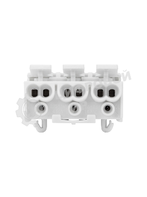 Клемма пружинная соединительная Rexant КСП 3-полюсная с монтажными ножками (100 шт./уп.)