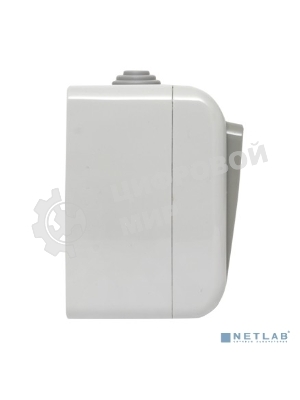 Выключатель 2-клавишный 10А IP54 серый EKF Мурманск