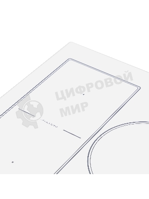 Индукционная варочная панель Maunfeld CVI453SBWH Inverter, конфорок: 3 шт., стеклокерамика, независимая, белый