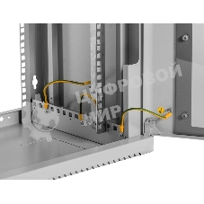 Шкаф коммутационный ЦМО (ШРН-9.500) настенный 9U 600x529 мм пер. дв. стекл. 200 кг серый 470 мм 180 град.