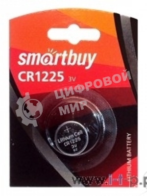 Батарейка Smartbuy CR1225/1B (12/720) (SBBL-1225-1B) (1 шт. в уп-ке)