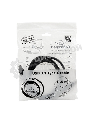 Кабель Cablexpert CCP-USB3.1-CMCM-5 Кабель USB3.1TypeC/USB3.1TypeC, 1.5м, 