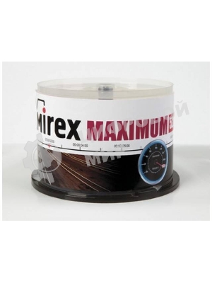 Диск CD-R Mirex 700 Mb, 52х, Maximum, Cake Box (50), (50/300)