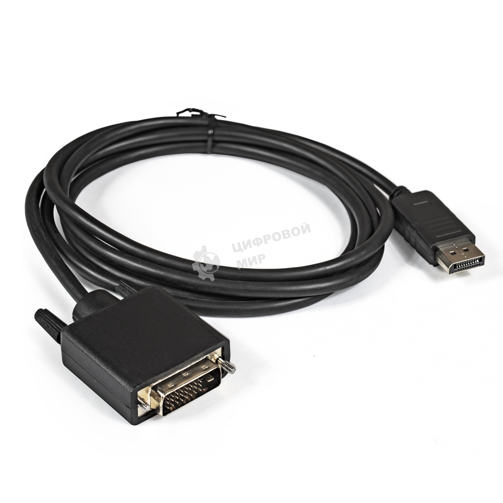 Кабель-переходник ExeGate EX284908RUS DisplayPort -DVI ExeGate EX-CC-DPM-DVIM-1.8 (20M/25M, 1,8м, экран)
