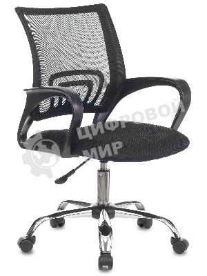 Кресло Бюрократ CH-695NLTSL черный, сетка/ткань, 120 кг, механизм качания