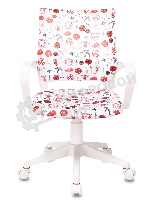 Кресло детское Бюрократ KD-W4 белый крестовина пластик пластик белый