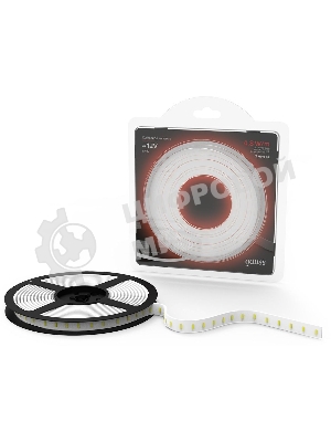 Лента светодиодная 2835 -SMD 4.8W 12V DC красный IP66 (блистер 5м)