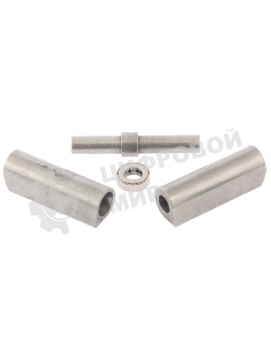 Петля каплевидная Сибртех 20 х 140 мм с подшипником и регулировкой