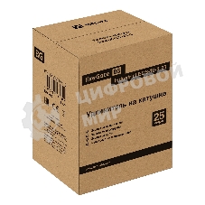 Удлинитель на катушке ExeGate industrial ECS-10-3-25 (4 евророзетки с заземлением, IP20, 25 м, защита от детей, защита от перегрузки, 3х1,0 мм2, 10А/2.3 кВт)