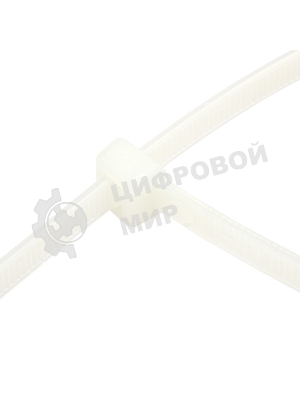 Хомут-стяжка кабельная нейлоновая Rexant 500 x 4,8 мм, белая, упаковка 100 шт.