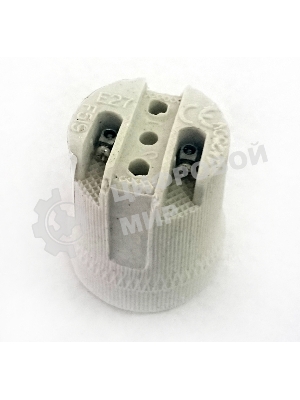 Патрон IEK EPC10-04-01-K01 Пкр27-04-К43 подвесной керамический, Е27, стикер на изделии, IEK