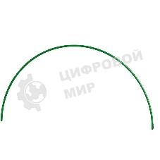 Дуга пластиковая для парника Palisad 80 х 90 см, d12 мм, зеленая