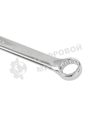 Ключ комбинированный Matrix, 15 мм, CrV, полированный хром