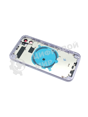 Задняя крышка (корпус) в сборе с рамкой для Apple iPhone 11 фиолетовый