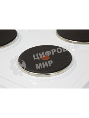 Плита электрическая De Luxe 506004.04 Э белый, конфорок 4 шт, духовка 54 л, 50 см x 85 см x 60 см