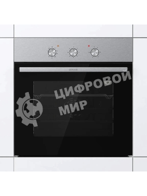Встраиваемый духовой шкаф электрический Gorenje BO6727E03NX, черный/серебристый